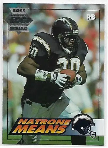 1994 Collector’s Edge Silver #175 Natrone Means NM-MT Chargers - Football Card Single
