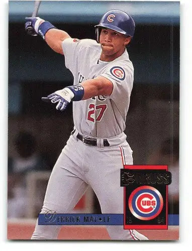 1990s Chicago Cubs Derrick May baseball card from 1994 Donruss NM-MT Cubs