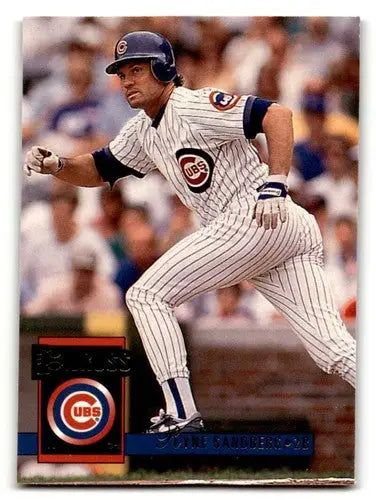Original gloss Baseball card of Ryne Sandberg Chicago Cubs from 1994 Donruss series