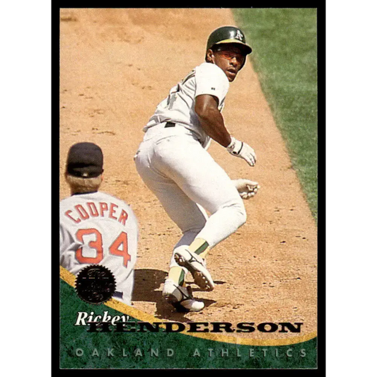1994 Donruss #259 Rickey Henderson NM-MT Oakland Athletics Baseball Card - Baseball Card Single