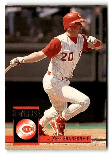 1994 Donruss #642 Jeff Branson Cincinnati Reds Baseball Cards - Baseball Card Single