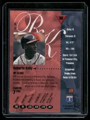 1994 Donruss Roberto Kelly #36 Baseball - Baseball Card Single