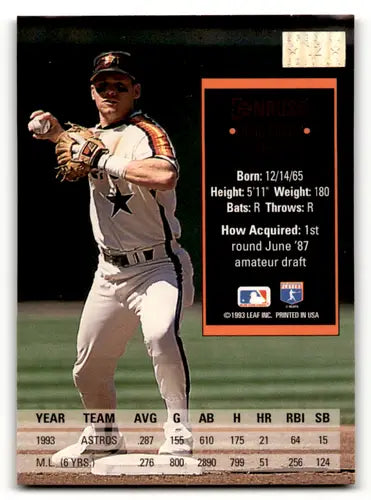 1994 Donruss Special Edition Gold #12 Craig Biggio NM Near Mint Astros ID:58516 - Baseball Card Single