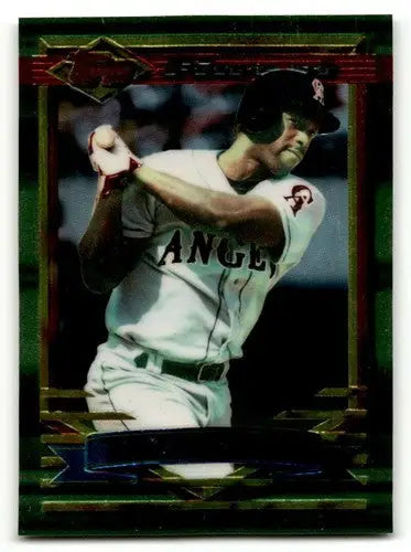 Original gloss baseball card featuring Chili Davis California Angels batter from 1994 Finest#112