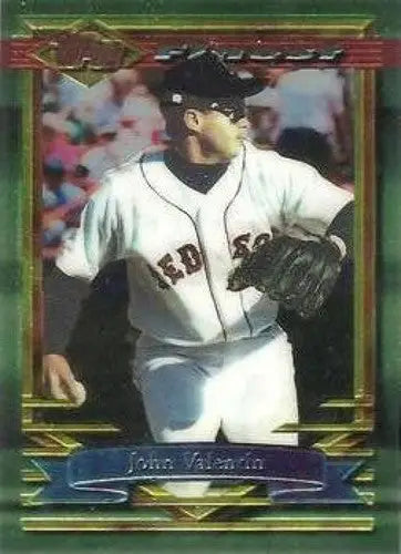 John Valentin baseball card 1994 Finest #128 with original gloss NM-MT Red Sox