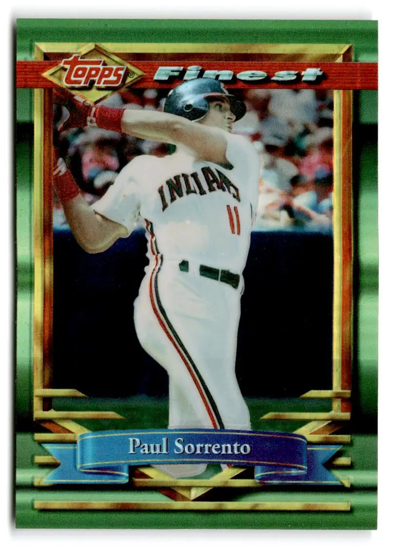 1994 Finest #185 Paul Sorrento Refractors - Baseball Card Single