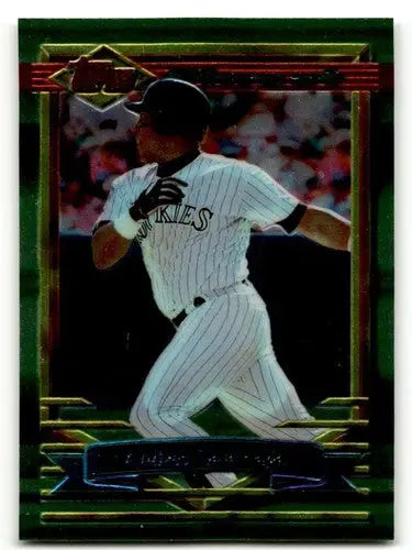 Original gloss baseball card of Andres Galarraga Colorado Rockies from 1994 Finest