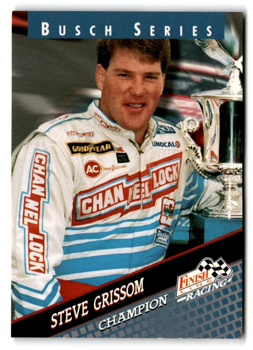 1994 Finish Line #BGN10 Steve Grissom Busch Grand National - Racing Card Single