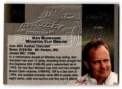 1994 Finish Line Gold #76 Ken Schrader - Racing Card Single
