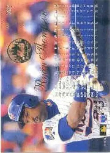 Original gloss baseball card of Ryan Thompson NM-MT from 1994 Flair #202 Mets