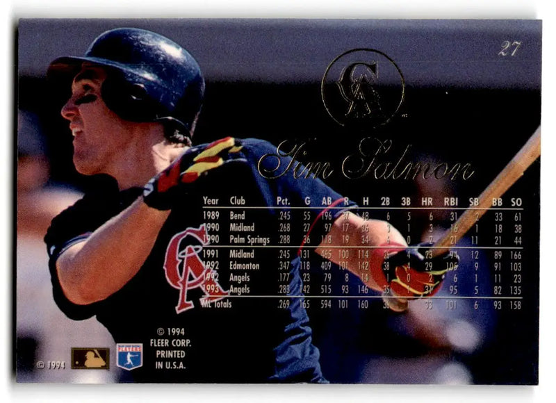 1994 Flair #27 Tim Salmon - Baseball Card Single