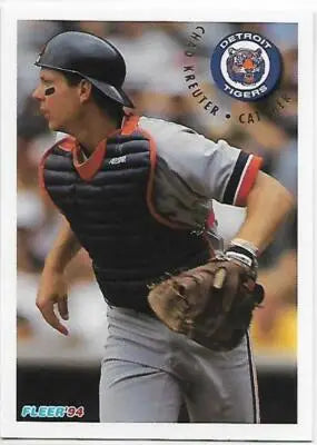 1994 Fleer #137 Chad Kreuter NM Near Mint Tigers - Baseball Card Single