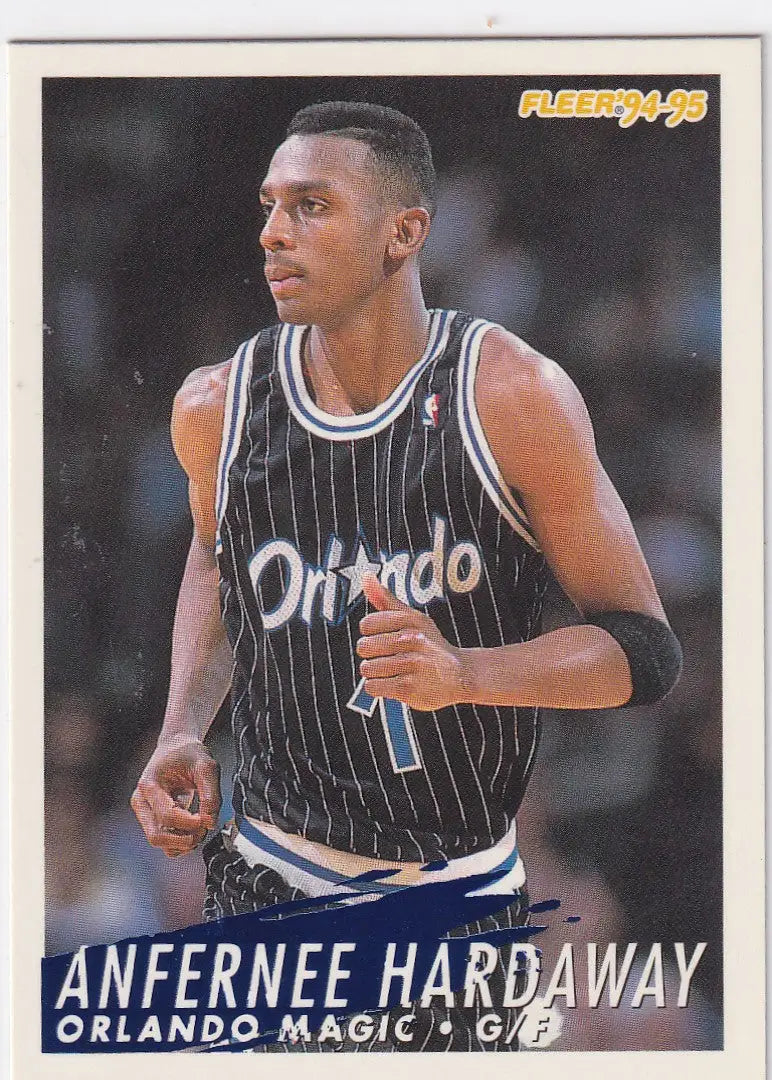 1994 FLEER #159 ANFERNEE HARDAWAY- ORLANDO MAGIC - Basketball Card Single