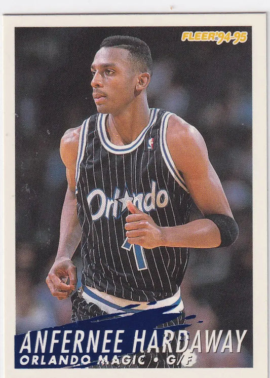 1994 FLEER #159 ANFERNEE HARDAWAY- ORLANDO MAGIC - Basketball Card Single