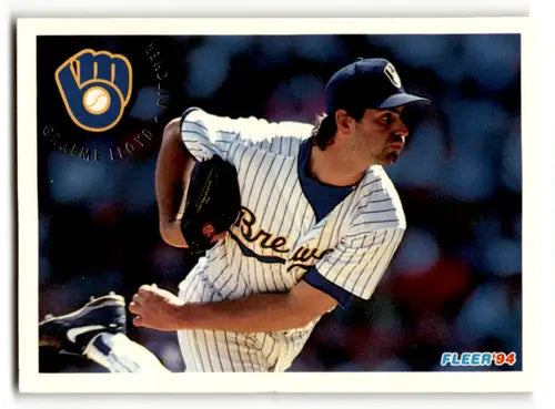 1994 Fleer #182 Graeme Lloyd EX/NM Brewers ID:47197 - Baseball Card Single