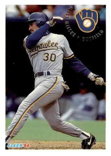 1994 Fleer #183 Matt Mieske NM-MT Brewers - Baseball Card Single