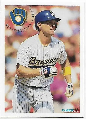 1994 Fleer #190 Kevin Seitzer NM Near Mint Brewers - Baseball Card Single