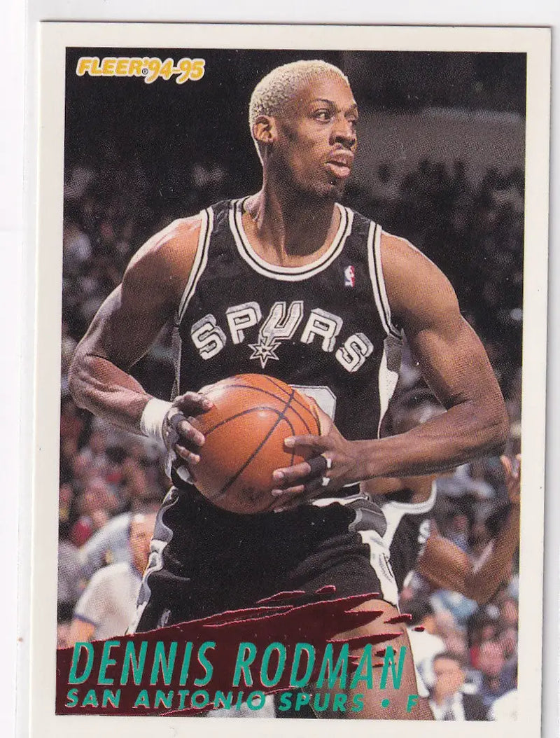 1994 FLEER #209 DENNIS RODMAN- SAN ANTONIO SPURS - Basketball Card Single