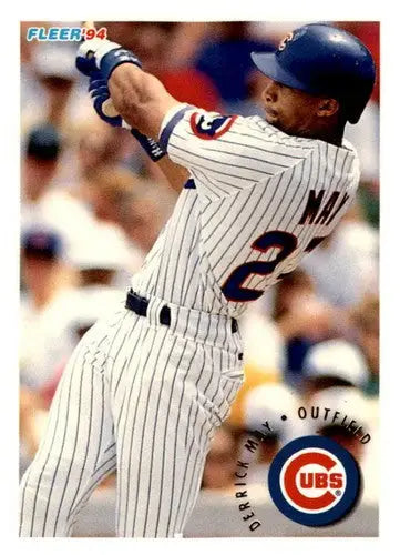 1994 Fleer #389 Derrick May EX/NM Cubs - Baseball Card Single
