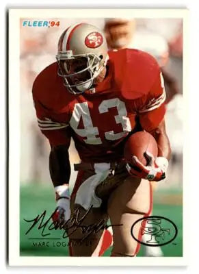 1994 Fleer #416 Marc Logan - Football Card Single