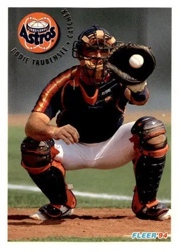 1994 Fleer #501 Eddie Taubensee EX/NM Astros - Baseball Card Single