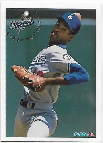 1994 Fleer #516 Ramon Martinez baseball card, original gloss, NM Dodgers collectible