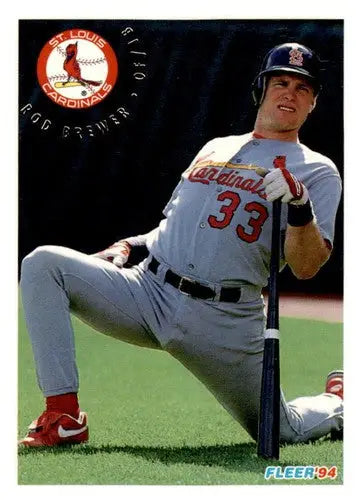 1994 Fleer #629 Rod Brewer EX/NM Cardinals - Baseball Card Single