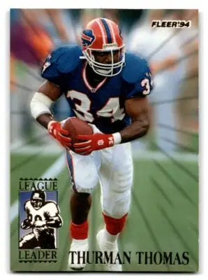 1994 Fleer #9 Thurman Thomas League Leaders - Football Card Single