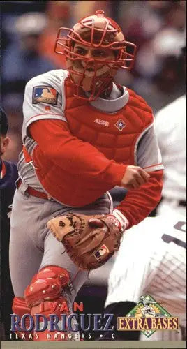 1994 Fleer Extra Bases #184 Ivan Rodriguez NM-MT Rangers - Baseball Card Single