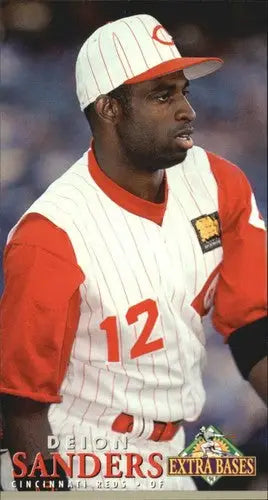1994 Fleer Extra Bases #239 Deion Sanders NM-MT Reds - Baseball Card Single