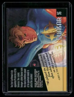 1994 Fleer Marvel Masterpieces Quasar #96 - Marvel Card Single