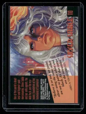1994 Fleer Marvel Masterpieces Silver Sable #110 - Marvel Card Single