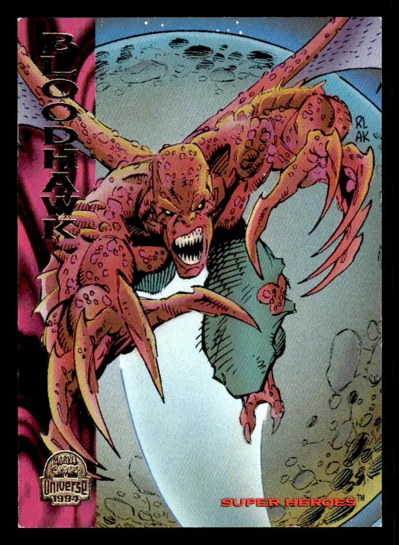 1994 Fleer Marvel Universe #171 Bloodhawk - Non-Sports Card Single