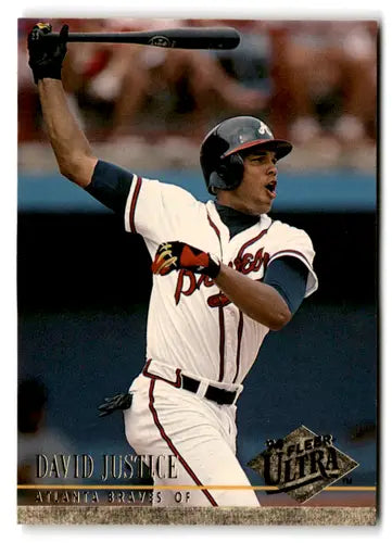 1994 Fleer Ultra #442 David Justice NM Near Mint Braves ID:81549 - Baseball Card Single