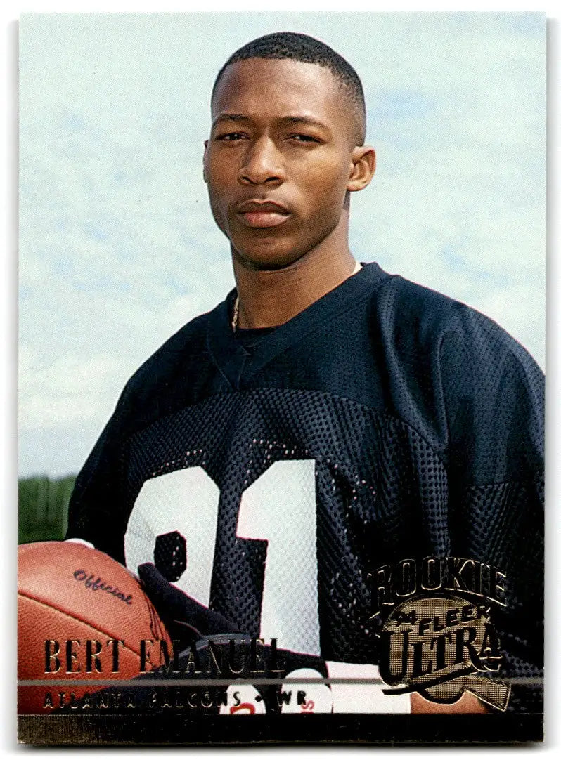 1994 Fleer Ultra Bert Emanuel Rookie Atlanta Falcons #12 - Football Card Single