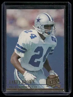 1994 Fleer Ultra Larry Brown #68 Football - Football Card Single