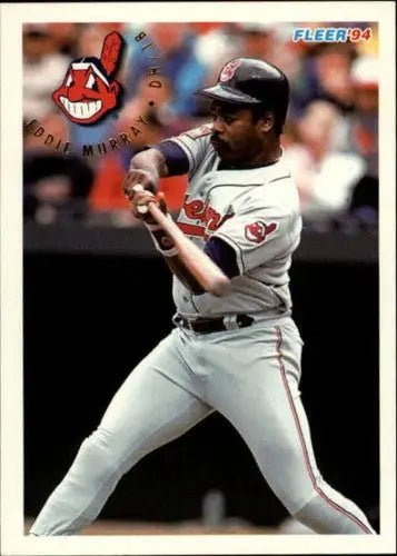 Eddie Murray baseball card from 1994 Fleer Update with original gloss, highly collectible