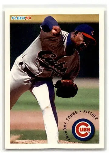 1994 Fleer Update #U112 Anthony Young Chicago Cubs Baseball Cards ID:53148 - Baseball Card Single
