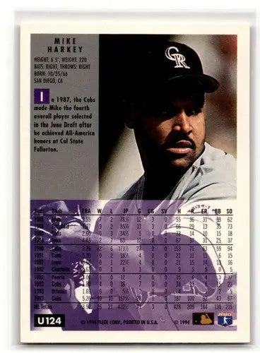 1994 Fleer Update #U124 Mike Harkey Colorado Rockies Baseball Cards ID:53122 - Baseball Card Single