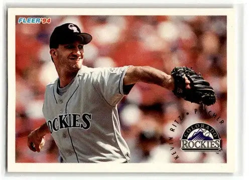 1994 Fleer Update #U130 Kevin Ritz Colorado Rockies Baseball Cards ID:53211 - Baseball Card Single