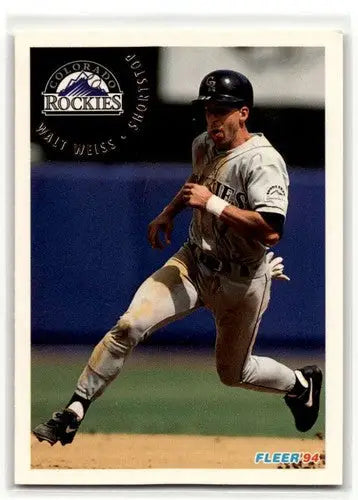 1994 Fleer Update #U131 Walt Weiss Colorado Rockies Baseball Cards ID:53132 - Baseball Card Single