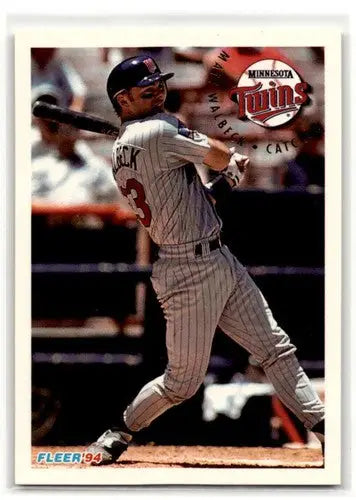 1994 Fleer Update #U66 Matt Walbeck Minnesota Twins Baseball Cards ID:53159 - Baseball Card Single