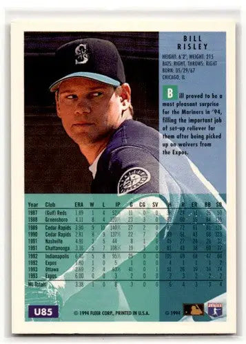 1994 Fleer Update #U85 Bill Risley Seattle Mariners Baseball Cards ID:53176 - Baseball Card Single
