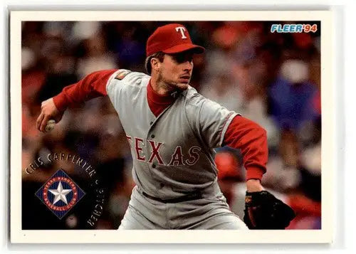 1994 Fleer Update #U89 Cris Carpenter Texas Rangers Baseball Cards ID:53173 - Baseball Card Single
