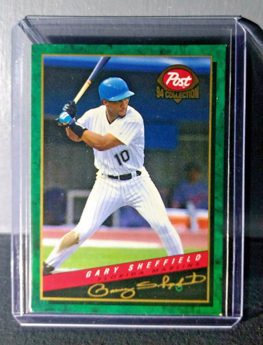 1994 Gary Sheffield Post Collection #5 Baseball Card Florida Marlins - Baseball Card Single