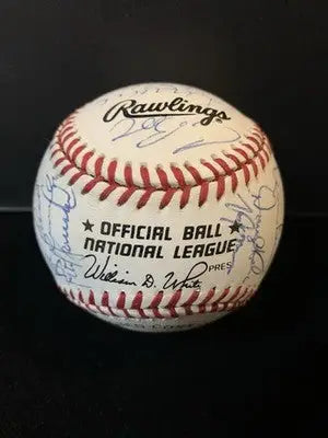 1994 Houston Astro Team Auto Baseball 33 Sigs Drabek Bagwell Hampton Signed Ball - Sports Memorabilia