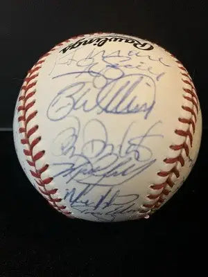 1994 Houston Astro Team Auto Baseball 33 Sigs Drabek Bagwell Hampton Signed Ball - Sports Memorabilia