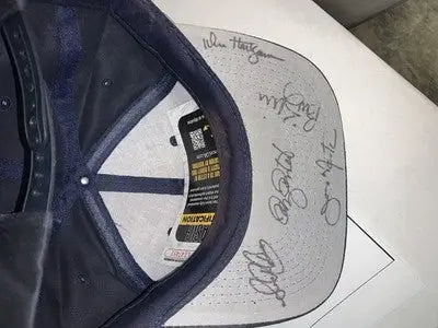 1994 Houston Astros Auto Cap Hat Sid Bream Bill Spiers Doug Drabek + JSA COA - Sports Memorabilia