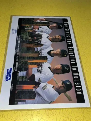 Houston Astros Stars Brighter Poster featuring Bagwell, Biggio, Drabek, Caminiti