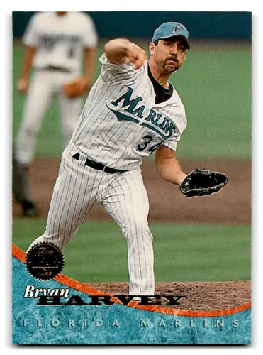 1994 Leaf #140 Bryan Harvey NM Near Mint Marlins ID:72065 - Trading Cards (Singles): Baseball Card Single